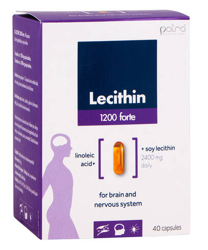 Лецитин Форте капсули 1200 мг 40 шт