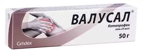 Валусал гель 25 мг/г 50 г 1 туба