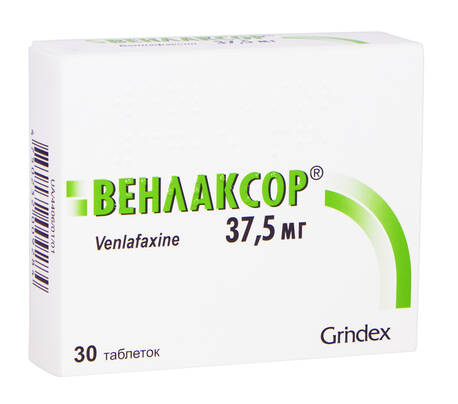 Венлаксор таблетки 37,5 мг 30 шт