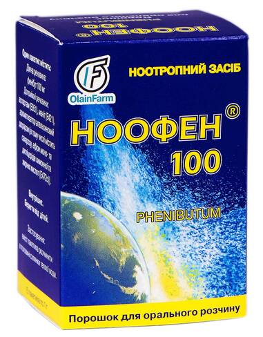 Ноофен 100 порошок для орального розчину 100 мг/дозу 15 пакетиків loading=