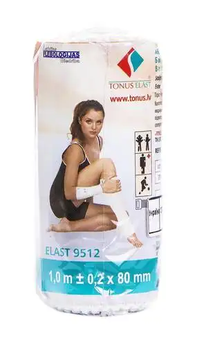 Tonus Elast 9512 Бинт еластичний 1 м x 80 мм 1 шт