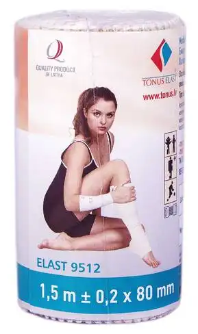 Tonus Elast 9512 Бинт еластичний 1,5 м x 80 мм 1 шт