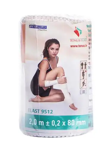 Tonus Elast 9512 Бинт еластичний 2 м x 80 мм 1 шт