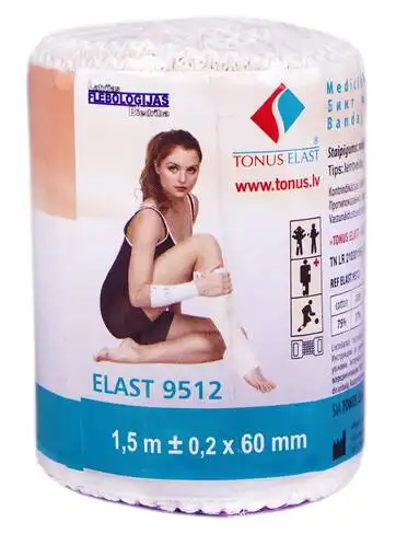 Tonus Elast 9512 Бинт еластичний 1,5 м х 6 см 1 шт