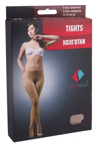 Tonus Elast 0404 Lux Колготи компресія 2 розмір 3 ріст 1 пісочний 1 шт