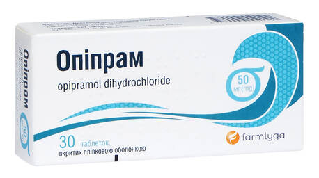 Опіпрам таблетки 50 мг 30 шт