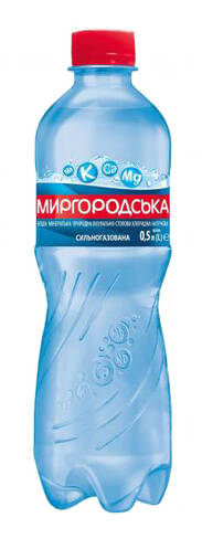 Миргородська Вода лікувально-столова сильногазована 0,5 л 1 пляшка