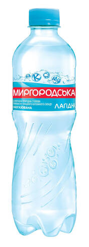 Миргородська Лагідна Вода слабогазована 0,5 л 1 пляшка