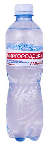 Миргородська Лагідна Вода негазована 0,5 л 1 пляшка
