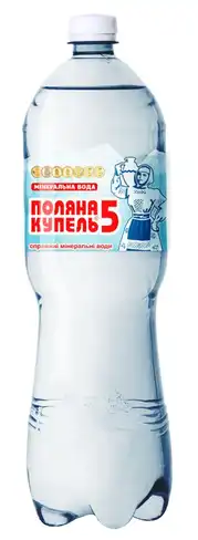 Поляна Купель 5 Вода мінерально-столова сильногазована 1,5 л 1 пляшка