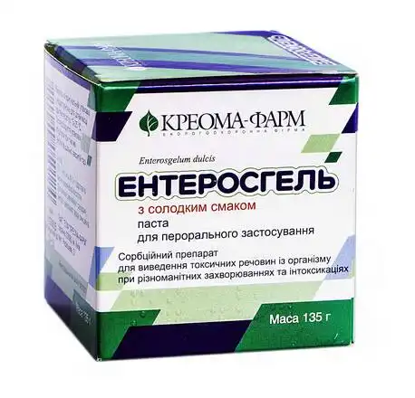 Ентеросгель з солодким смаком паста для орального застосування 135 г 1 флакон