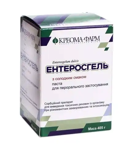 Ентеросгель з солодким смаком паста для орального застосування 405 г 1 банка