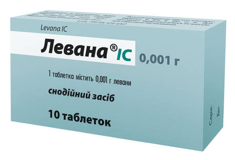 Левана IC таблетки 1 мг 10 шт