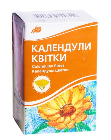Лубнифарм Календули квітки 50 г 1 пачка