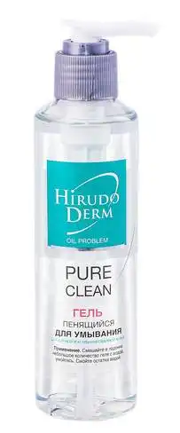 Hirudo Derm Oil Problem Pure Clean Гель для вмивання пінливий 180 мл 1 флакон