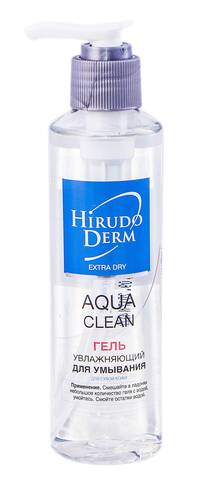 Hirudo Derm Extra Dry Гель зволожувальний для вмивання 180 мл 1 флакон