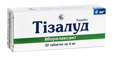 Тізалуд таблетки 4 мг 30 шт