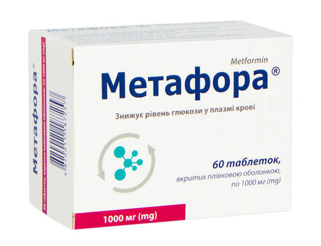 Метафора таблетки 1000 мг 60 шт
