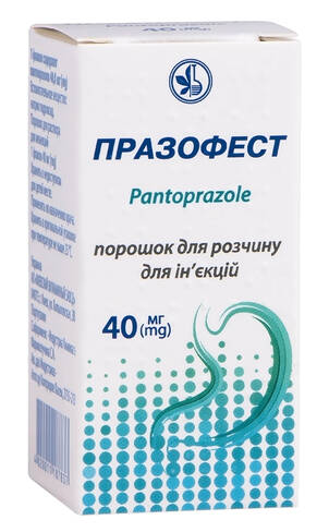 Празофест порошок для ін'єкцій 40 мг 1 флакон