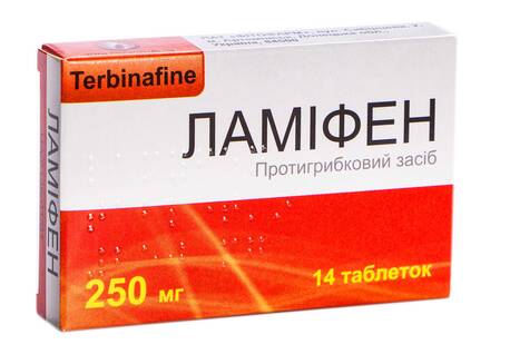 Ламіфен таблетки 250 мг 14 шт