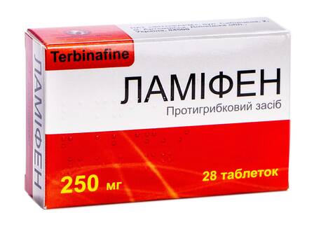 Ламіфен таблетки 250 мг 28 шт