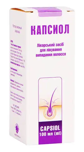 Капсиол Засіб від випадіння волосся розчин нашкірний, спиртовий 100 мл 1 флакон