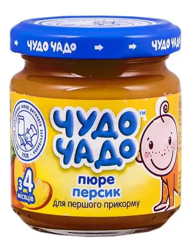 Чудо-Чадо Пюре персик з 4 місяців 90 г 1 банка
