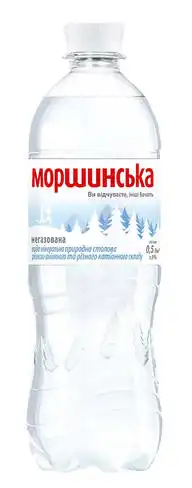 Моршинська Вода мінерально-столова негазована 0,5 л 1 пляшка