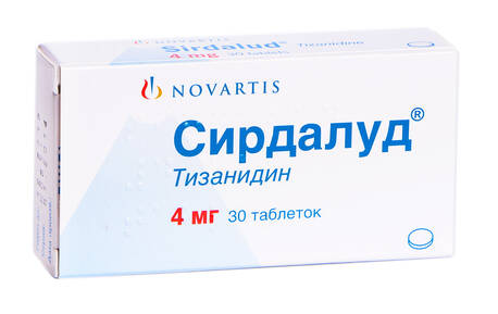 Сирдалуд таблетки 4 мг 30 шт