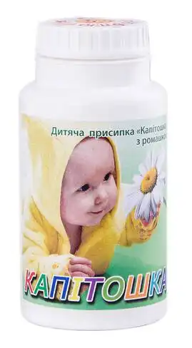 Капітошка Присипка дитяча з ромашкою порошок 100 г 1 флакон