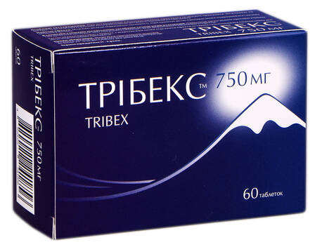 Трібекс таблетки 750 мг 60 шт