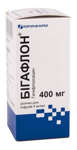 Бігафлон розчин для інфузій 4 мг/мл 100 мл 1 флакон