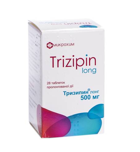 Тризипін Лонг таблетки 500 мг 28 шт loading=