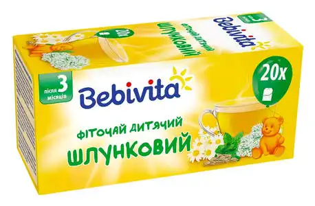Bebivita Фіточай дитячий шлунковий після 3 місяців 1,5 г 20 фільтр-пакетів