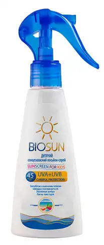 Bioton BioSun Лосьйон-спрей дитячий сонцезахисний SPF45 150 мл 1 флакон