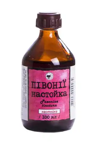 Півонії настойка 100 мл 1 флакон