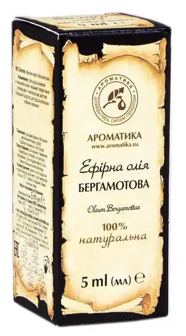 Ароматика Олія ефірна бергамотова 5 мл 1 флакон