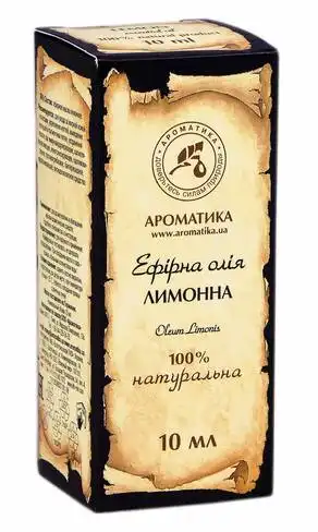 Ароматика Олія ефірна лимонна 10 мл 1 флакон