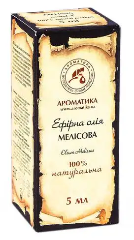 Ароматика Олія ефірна мелісова 5 мл 1 флакон