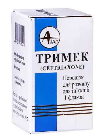 Тримек порошок для ін'єкцій 1000 мг 1 флакон