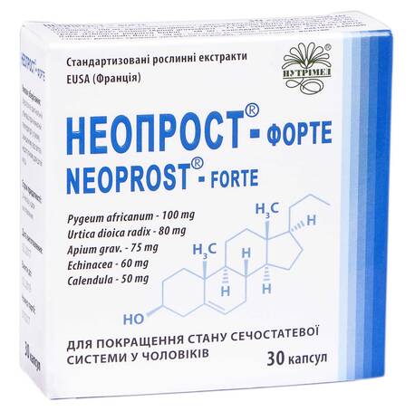 Неопрост-Форте капсули 400 мг 30 шт
