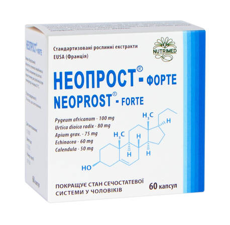 Неопрост-Форте капсули 400 мг 60 шт