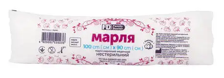 Family Doctor Марлевий відріз медичний нестерильний 100 х 90 см 1 шт