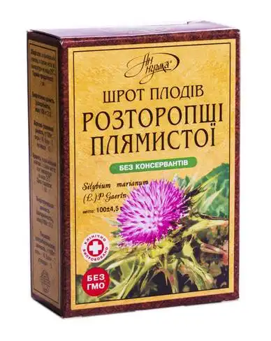 Аннушка Розторопші плямистої плодів шрот 100 г 1 пачка
