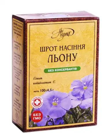 Аннушка Насіння льону шрот 100 г 1 пачка