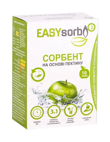 Сорбент EASYsorb порошок для орального розчину 10 саше