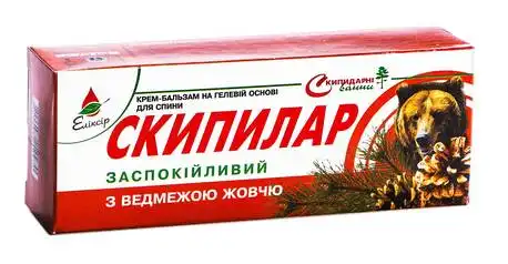 Еліксір Скипилар крем-гель з ведмежою жовчю 75 мл 1 туба