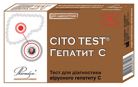 Pharmasco Cito Test HCV Тест-система для виявлення вірусу гепатиту С 1 шт