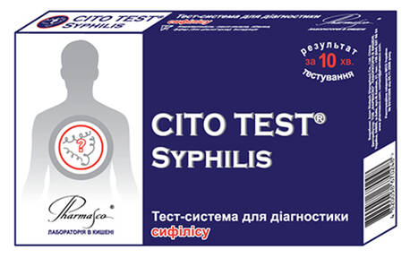 Pharmasco Cito Test Тест-система для діагностики cифілісу 1 шт