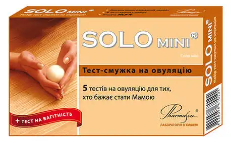 Pharmasco SOLO mini Тест-смужка для визначення овуляції 5 шт